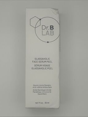 NEW Dr. B Lab Glassaholic Face Serum Peel